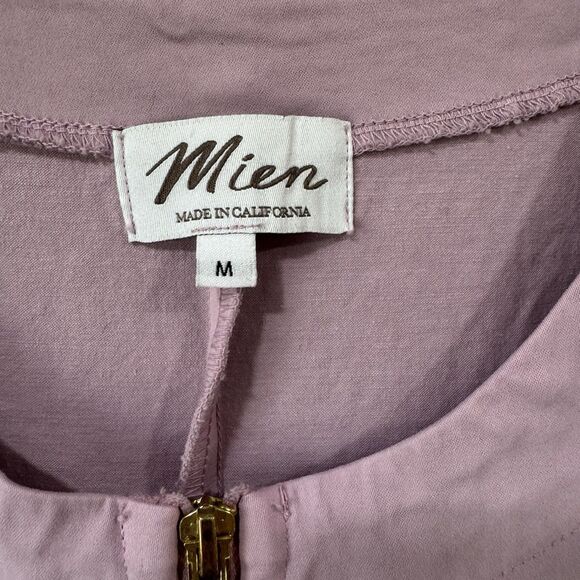 MIEN Studios California Together Zipper Pant Jumpsuit Lavender Purple Medium EUC - Picture 6 of 14